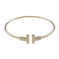 ティファニー Tワイヤー バングル