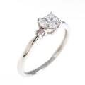 プラチナダイヤモンドリング 0．233ct・F・SI1・ハートシェイプ