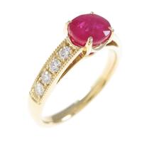 K18YG ルビーリング