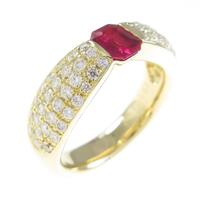 K18YG ルビーリング