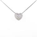 PT ハート ダイヤモンドネックレス