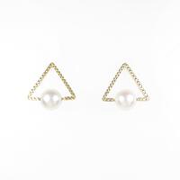 K18YG アコヤパールピアス