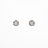 【リメイク】K18WG ダイヤモンドピアス