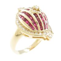 K18YG ルビーリング