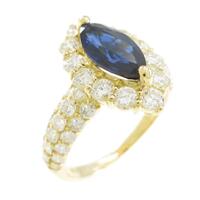 K18YG サファイヤリング