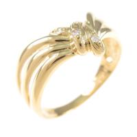 K18YG ダイヤモンドリング