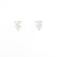 プラチナダイヤモンドピアス 0．561ct・0．570ct・E?F・I1・ペアシェイプ