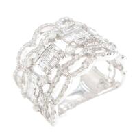 K18WG ダイヤモンドリング