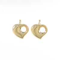 K18YG ハート ピアス