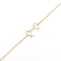 ティファニー ダブルラビングハート ブレスレット