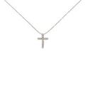 K10PG クロス ダイヤモンドネックレス