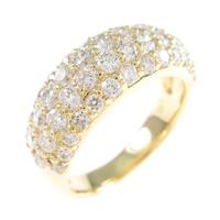 K18YG パヴェ ダイヤモンドリング