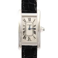 カルティエ W2601956 タンクアメリカン WG クォーツ