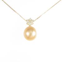 K18YG シロチョウパールネックレス