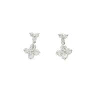 PT フラワー ダイヤモンドピアス