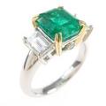 PT／K18YG エメラルドリング