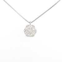PT フラワー ダイヤモンドネックレス