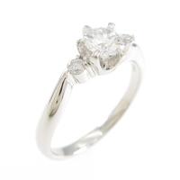 プラチナダイヤモンドリング 0．402ct・D・VVS2・EXT H＆C