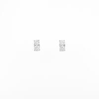 【リメイク】K18WG ダイヤモンドピアス