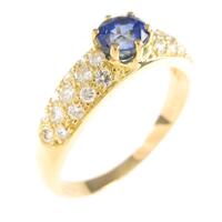 K18YG サファイヤリング