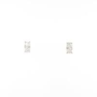 【リメイク】K18WG ダイヤモンドピアス