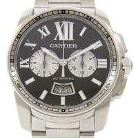 カルティエ W7100061 カリブル・ドゥ・カルティエクロノ 自動巻