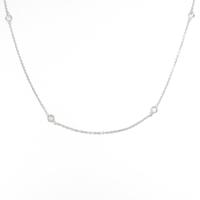 750WG ダイヤモンドネックレス