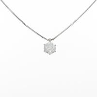 【新品】プラチナダイヤモンドネックレス 1．07ct・D・SI2・3EXT
