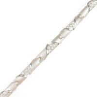 K18WG ダイヤモンドブレスレット