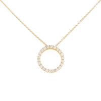 【リメイク】K18YG ダイヤモンドネックレス