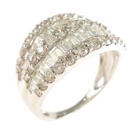 K18WG ダイヤモンドリング