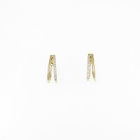 K18YG ダイヤモンドピアス