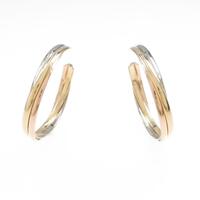 カルティエ トリニティ フープ ピアス