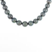 シルバークラスプ／K14WG クロチョウパールネックレス・イヤリングセット