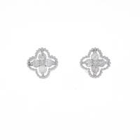 K18WG ダイヤモンドピアス