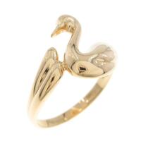 K18YG スワン リング