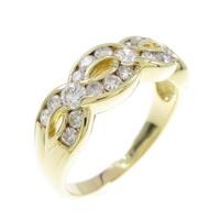 K18YG ダイヤモンドリング