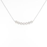 【リメイク】K18WG ダイヤモンドネックレス