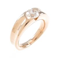 K18PG ダイヤモンドリング