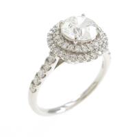 【リメイク】プラチナダイヤモンドリング 1．031ct・I・SI1・EXT