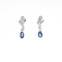 K14WG サファイヤイヤリング