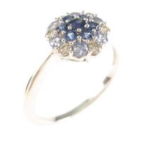 K18WG サファイヤリング