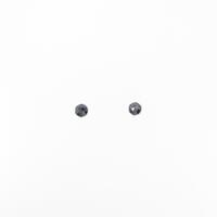 K18WG ソリティア ダイヤモンドピアス