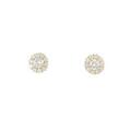 K18YG ダイヤモンドピアス 0．310ct・0．313ct・G?H・SI2・VG?GOOD