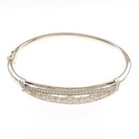 750WG ダイヤモンドバングル