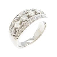 K18WG ダイヤモンドリング