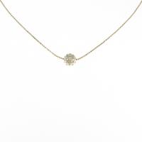 K18YG ダイヤモンドネックレス