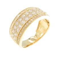 K18YG ダイヤモンドリング