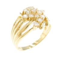 K18YG ダイヤモンドリング