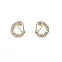 K18YG／K18WG ダイヤモンドピアス